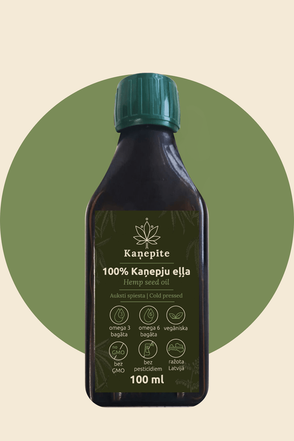 Kaņepju eļla (100ml) - Kaņepīte