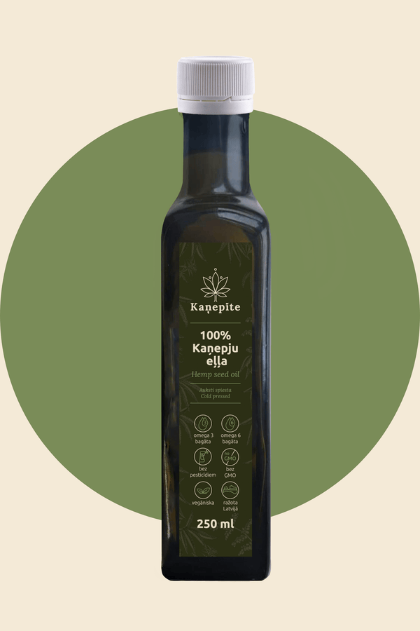 Kaņepju eļla (250ml) - Kaņepīte